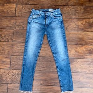 AG Mari Crop high-rise straight size 26